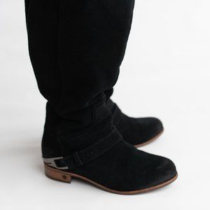 Ugg Australia Channing Womens Size 6 Black Sude Tall Boots Great Condition
